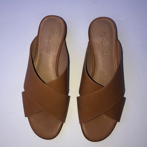 the ruthie crisscross mule in leather